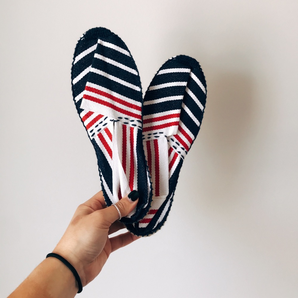 Handmade espadrilles from France